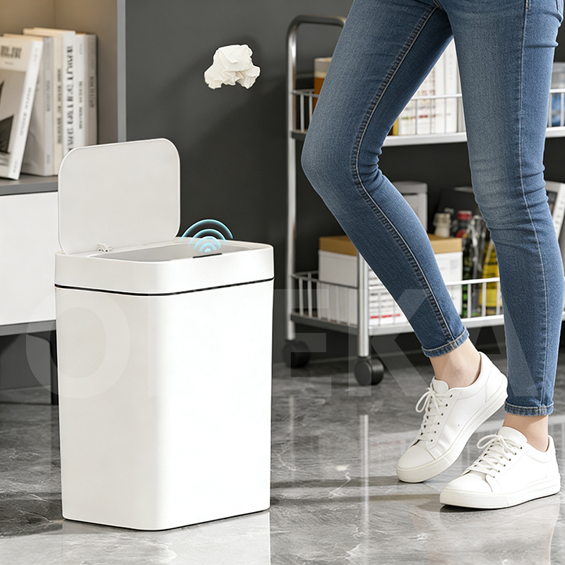 Smart Trash Can with lid Autom - مراجعة Smart Garden Offices وسعره