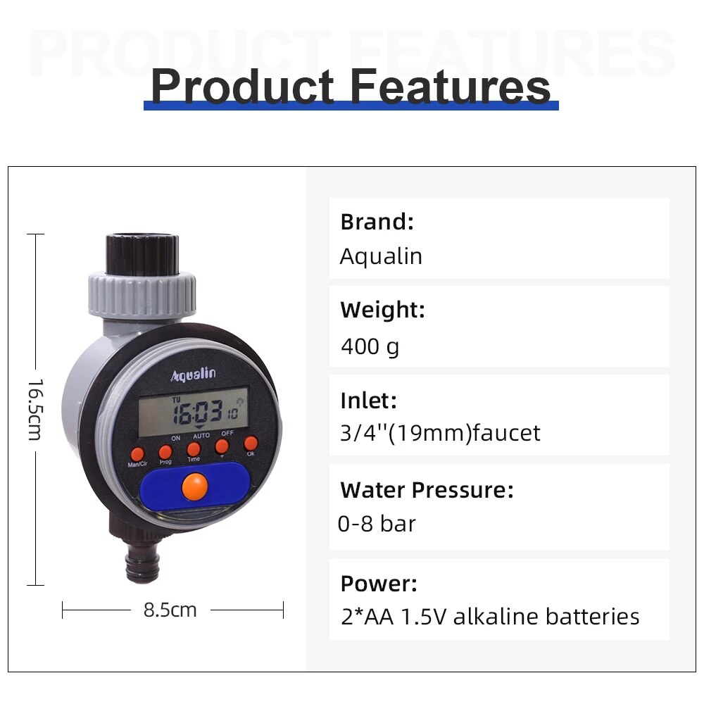 Automatic LCD Display Watering - مراجعة Smart Garden Valve وسعره