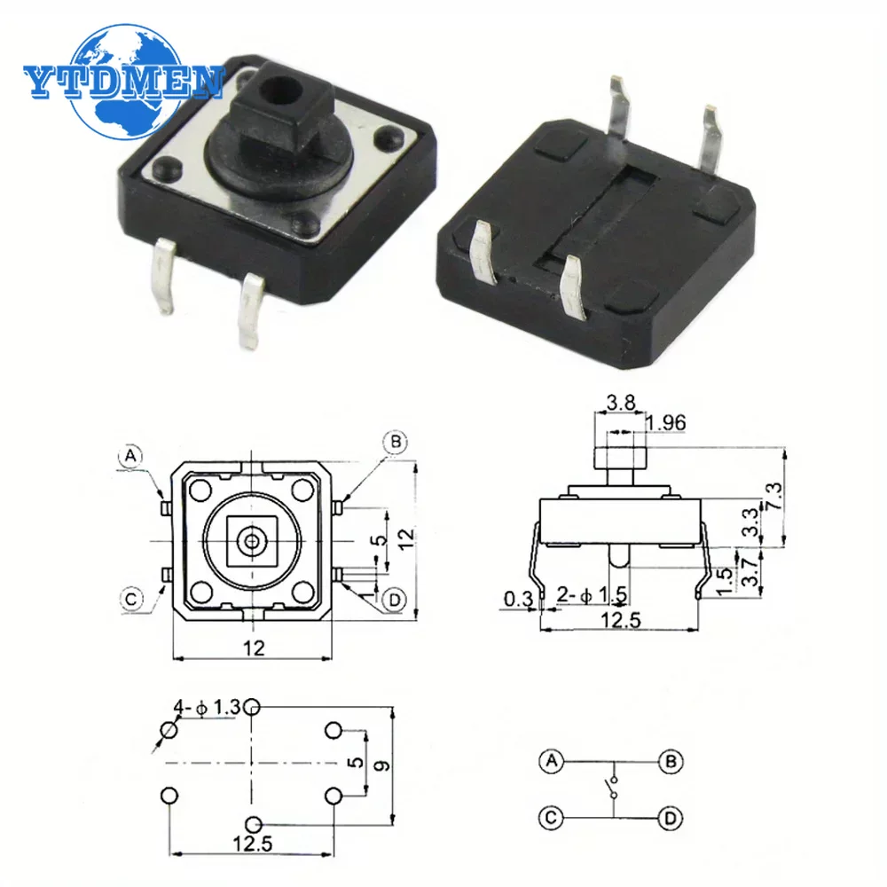 25 Sets Tactile Push Button Sw - مراجعة Smart Garden Arduino وسعره