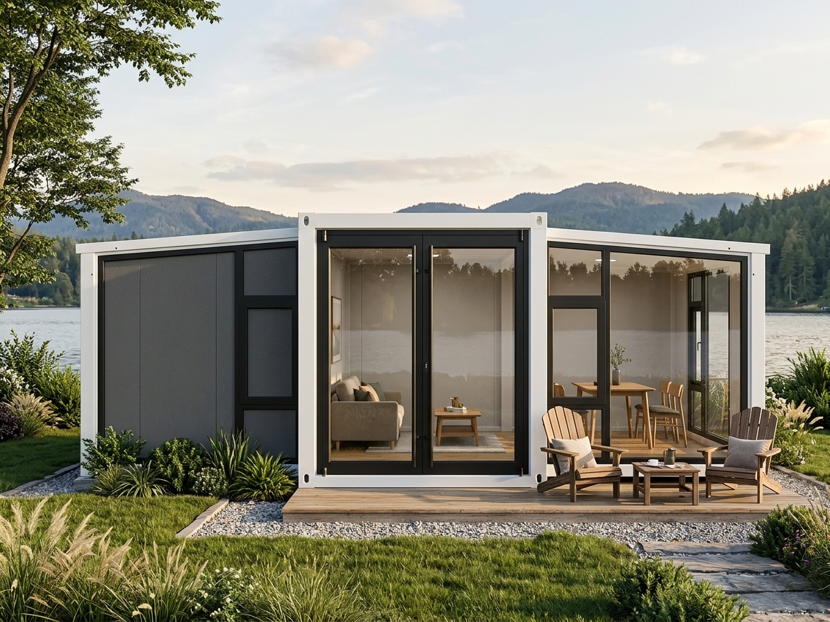 Smart Container House with 2 B - مراجعة Smart Garden Offices وسعره
