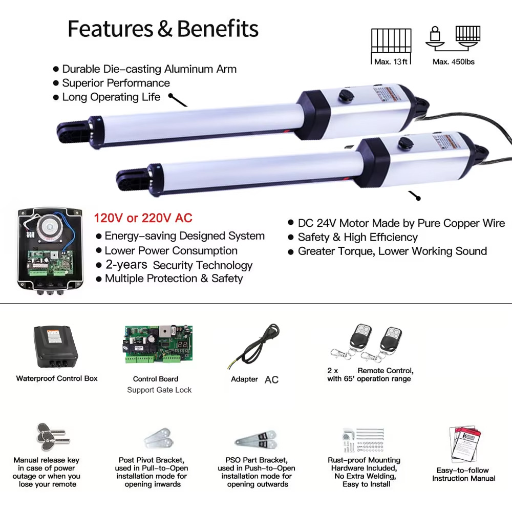 MK703 Automatic Swing Gate Ope - مراجعة Smart Garden Apple وسعره