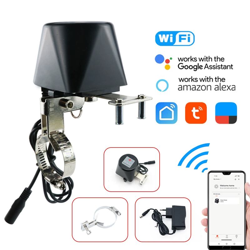 Tuya Smart Gas Valve WIFI Gard - مراجعة Smart Garden Valve وسعره