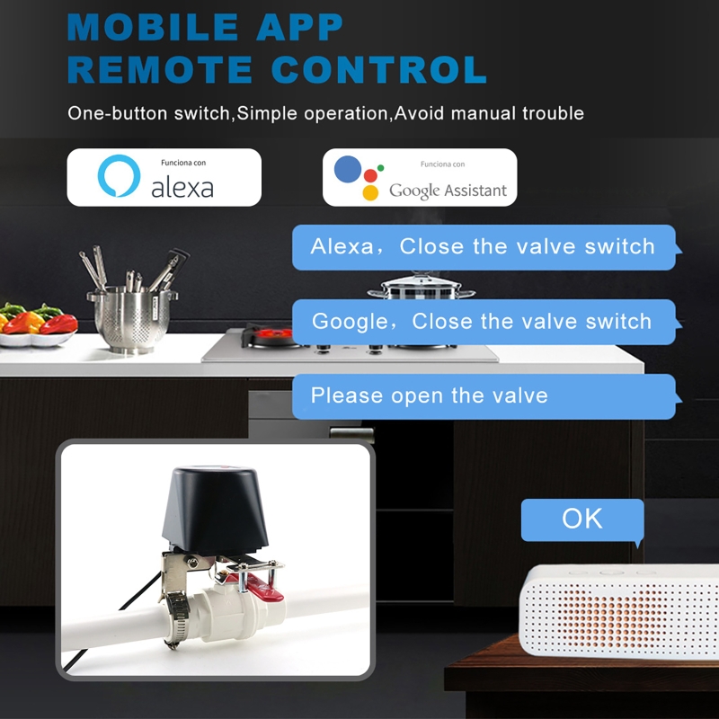 Tuya Smart Gas Valve WIFI Gard - مراجعة Smart Garden Valve وسعره