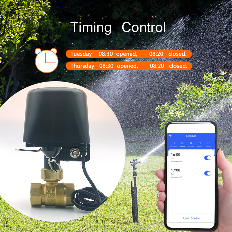 Tuya WiFi or Zigbee Water Valv - مراجعة Smart Garden Valve وسعره