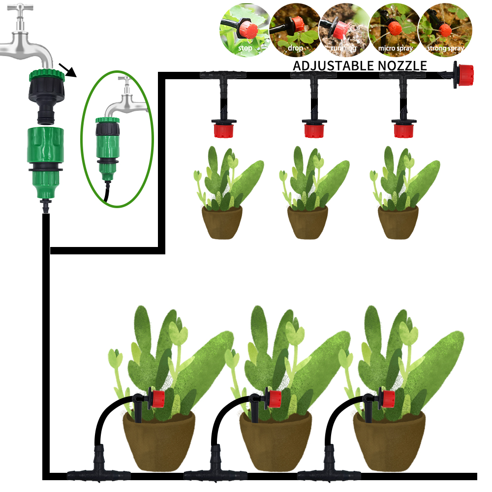 Micro Drip Irrigation System P - مراجعة Smart Garden Sprinkler System وسعره