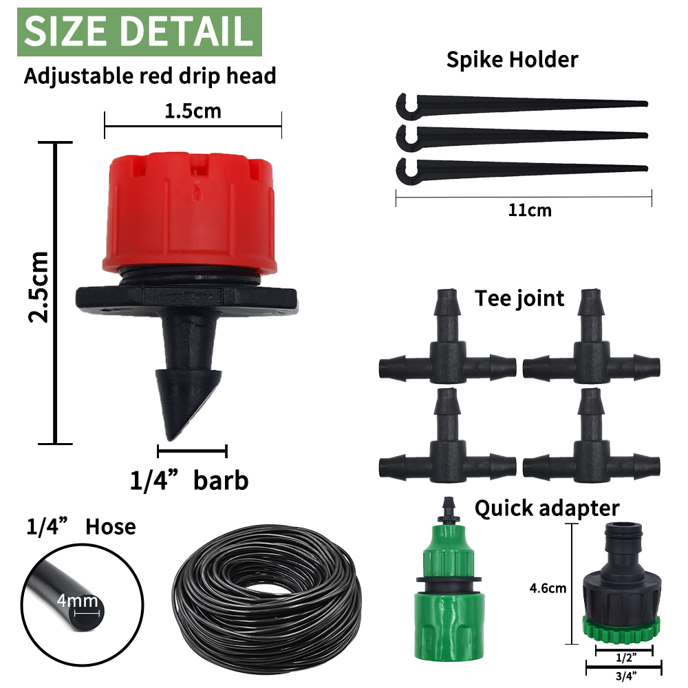 Micro Drip Irrigation System P - مراجعة Smart Garden Sprinkler System وسعره